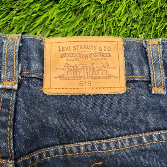 Vintage 80s Levis 619 Orange Tab Jeans Mens 37x28 Made in Canada - Picture 8 of 10